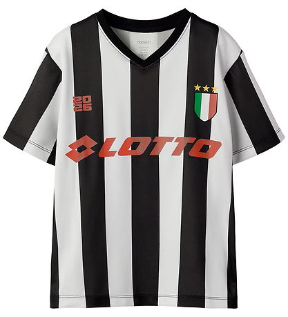Name It T-shirt - NknJumb - Lotto - Black/ White