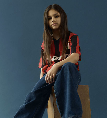 Name It T-shirt - NknJumb - Lotto - Poinsettia/Black