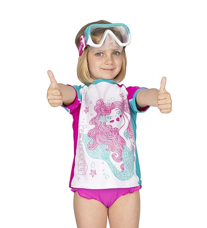 Mares Badebluse - UV50+ - Magenta m. Havfrue