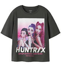 Name It T-shirt - NkfMaja - Black Oyster