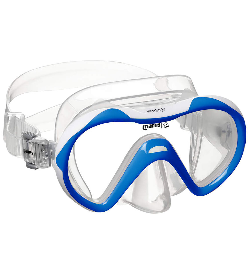 Mares Tauchermaske - Junior - Vento - Blau/Weiß - Mares - 8-14 Jahre (128-164) - Tauchermasken