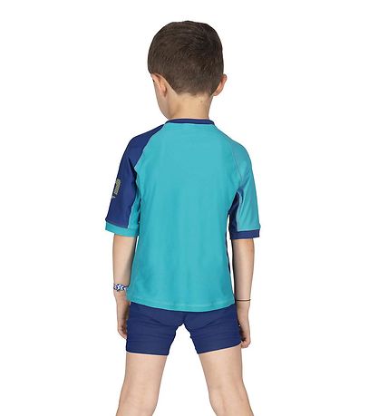 Mares Badebluse - UV50+ - Lime m. Krokodille