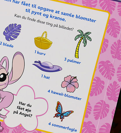 Alvilda Bog m. Pap Lommelygte - Disney Stitch - En Dag Med Lilo 