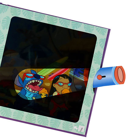 Alvilda Bog m. Pap Lommelygte - Disney Stitch - En Dag Med Lilo 