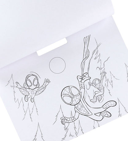 Alvilda Malebog - Marvel Spidey - Kæmpe Malebog