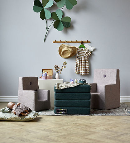 by KlipKlap Lænestol - Kids Chair XL - Soft Rose