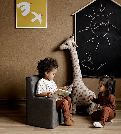 by KlipKlap Lænestol - Kids Chair - Brown/Sand