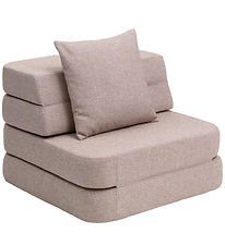 by KlipKlap Fold Sofa - 3 Fold Single - 70 cm - Soft Rose