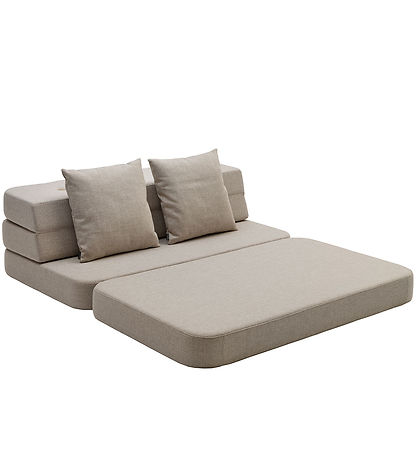 by KlipKlap Foldesofa - 3 Fold - 120 cm - Beige/Sand
