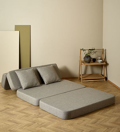 by KlipKlap Foldesofa - 3 Fold - 120 cm - Beige/Sand