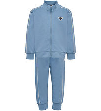 Hummel Træningssæt - hmlMINI CO REG Track Suit - Faded Denim
