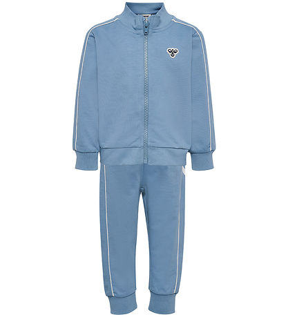 Hummel Træningssæt - hmlMINI CO REG Track Suit - Faded Denim