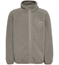 Hummel Fleecejakke - hmlJr Atlas Fleece Zip Jacket - Rock Ridge