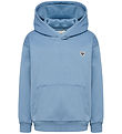 Hummel Hættetrøje - hmlJr Loose Hoodie Bee - Faded Denim