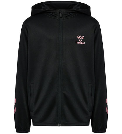 Hummel Cardigan - hmlShimmer Track Jacket - Black/Bridal Rose