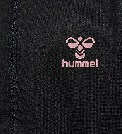 Hummel Cardigan - hmlShimmer Track Jacket - Black/Bridal Rose