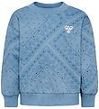 Hummel Sweatshirt - hmlMINI Loose Paisley AOP Sweatshirt - Faded
