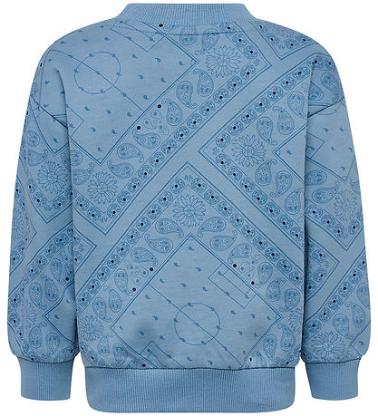 Hummel Sweatshirt - hmlMINI Loose Paisley AOP Sweatshirt - Faded