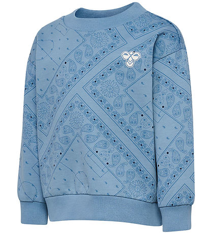 Hummel Sweatshirt - hmlMINI Loose Paisley AOP Sweatshirt - Faded
