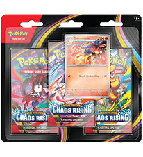Pokémon Samlekort - Poke Blister m. 3 Pakker + 1 Kort - Chaos Ri
