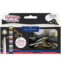 Faber-Castell Tuscher - Creative Marker - 6 stk. - Metallic Mome