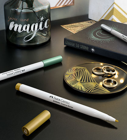 Faber-Castell Tuscher - Creative Marker - 6 stk. - Metallic Mome