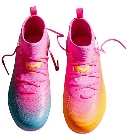 Puma fodboldstøvler - Future 9 Match FG/AG Jr - Poison Pink/Sun 