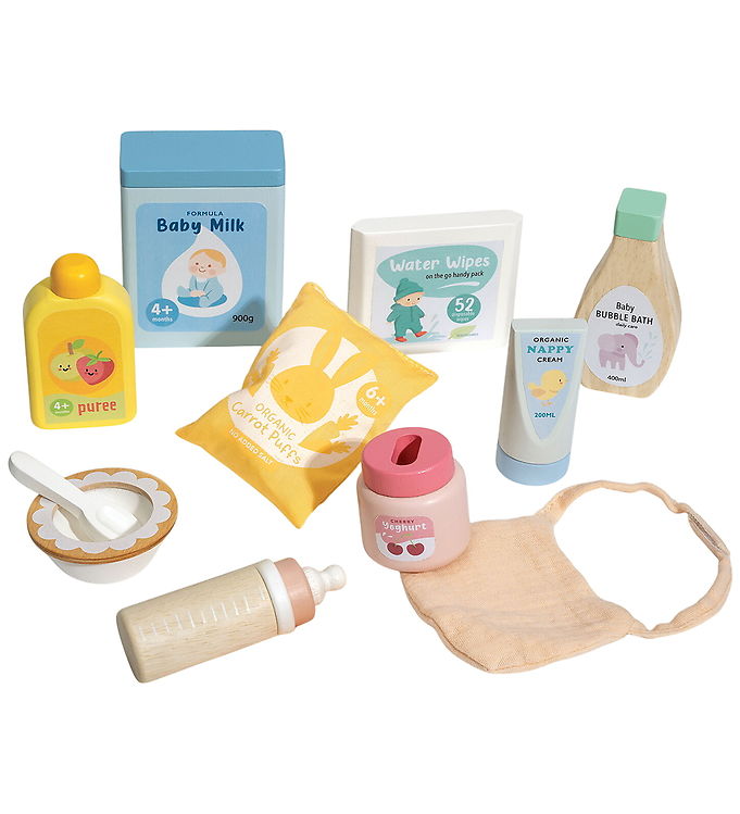 Tender Leaf Trælegetøj - Babymad Og Pleje - 11 Dele