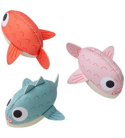 Swim Essentials Dykkervægte - 3-pak - Pufferfish - Rød/Pink/Grøn