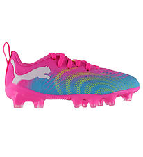 Puma fodboldstøvler - Future 9 Play FG/AG Jr - Poison Pink/Sunst