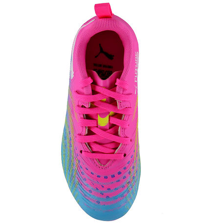 Puma fodboldstøvler - Future 9 Play FG/AG Jr - Poison Pink/Sunst