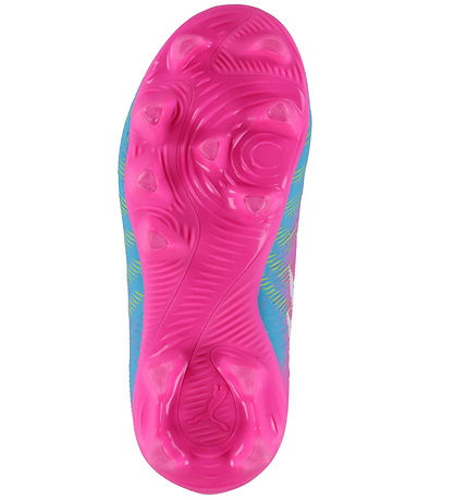 Puma fodboldstøvler - Future 9 Play FG/AG Jr - Poison Pink/Sunst