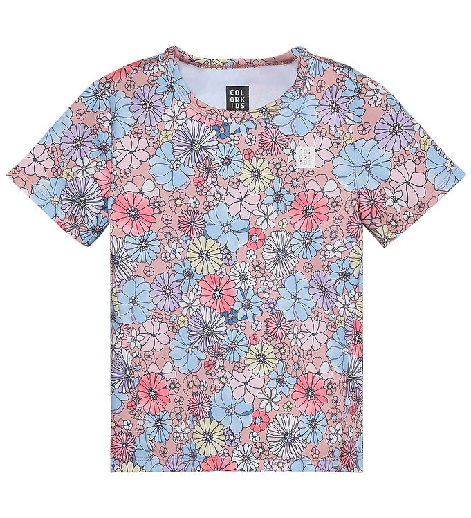 Color Kids T-shirt - Bridal Rose m. Blomster