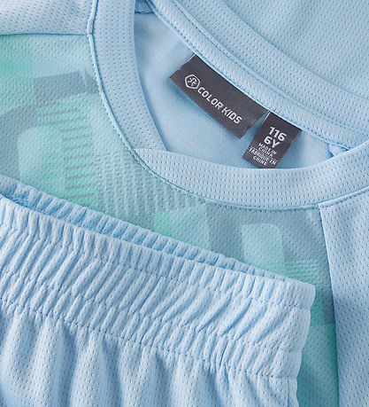 Color kids Shortssæt - Cerulean
