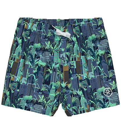 Color Kids Badeshorts - Cabbage