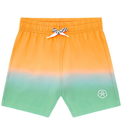 Color Kids Badeshorts - Orange Pop