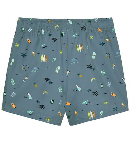 Color Kids Badeshorts - Coronet Blue