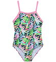 Color Kids Badedragt - Begonia Pink AOP