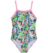 Color Kids Badedragt - Begonia Pink AOP