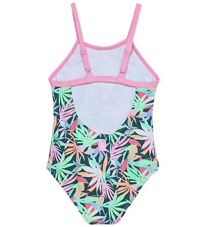 Color Kids Badedragt - Begonia Pink AOP