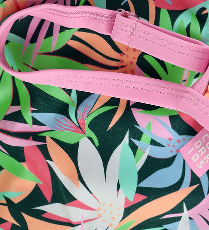 Color Kids Badedragt - Begonia Pink AOP