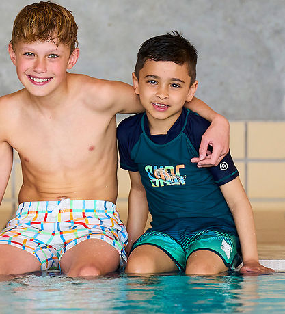 Color Kids Badeshorts - Long - Mediterranea