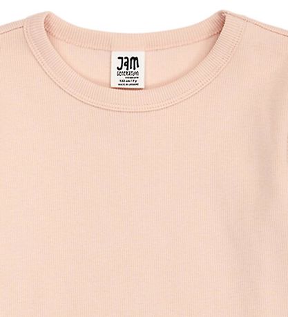 Jam Generation Bluse - Rib -  Pale Dogwood