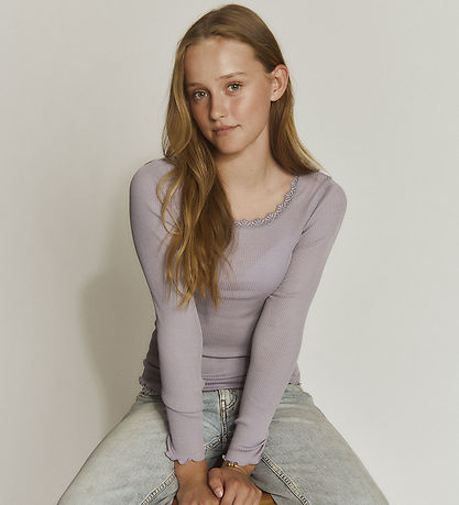 Rosemunde Bluse - RkBalta - Lavender Grey