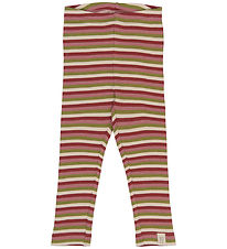 Petit Piao Legginge - PpSong - Dusty Rose Multistriped