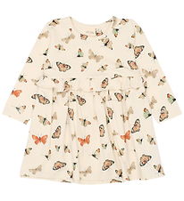 Petit Piao Kjole - PpStar - Eggnog Butterfly AOP