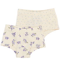 Petit Piao Hipsters - 2-pak - PpStar - Eggnog Viola AOP