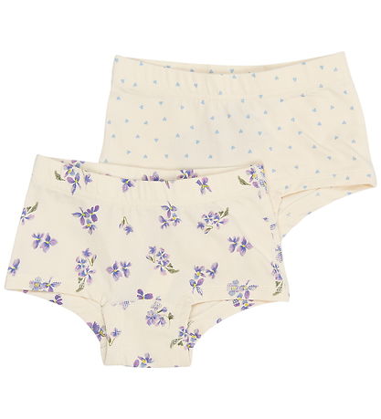 Petit Piao Hipsters - 2-pak - PpStar - Eggnog Viola AOP