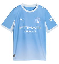 Puma T-shirt - MCFC - Light Blue/Icy Blue