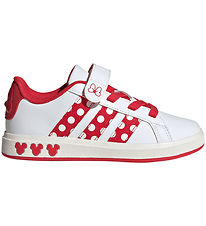adidas Performance Sko - Grand Court Minnie - Hvid/Rød